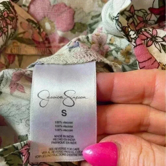 Jessica Simpson Multicolored Floral Romper - Picture 11 of 14